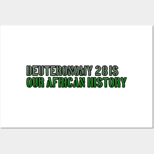 Deuteronomy 28 Is Our African History Posters and Art